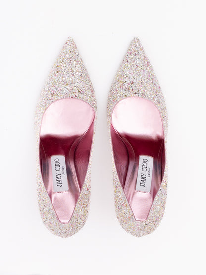 Candy Pink Glitter Love 85 Pumps