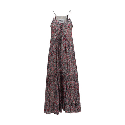 Purple Cotton Casual Dress
