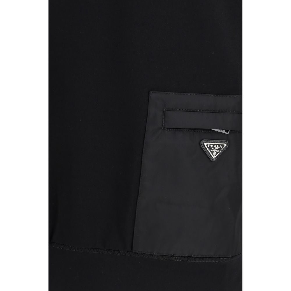 Black Viscose Sweatshirt