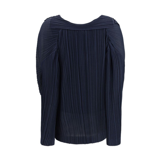 Blue Viscose Blouse
