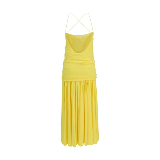 Bicolor Viscose Casual Dress