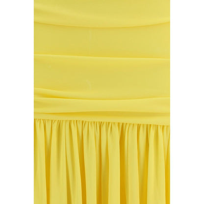 Bicolor Viscose Casual Dress