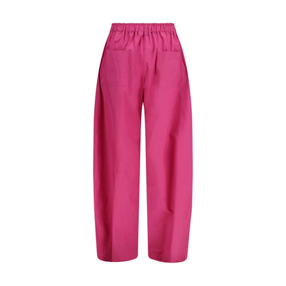 Multicolor Lyocell Casual Pants