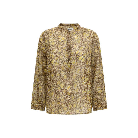 Bicolor Cotton Pattern Shirt