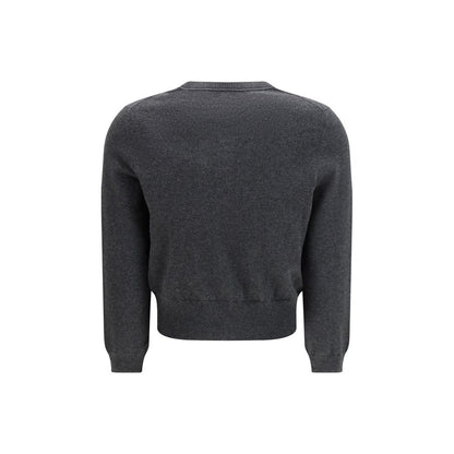 Gray Cotton Cardigan