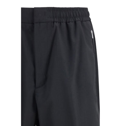Black Polyester Pants