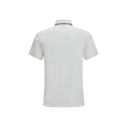 White Cotton Polo Shirt