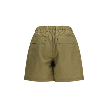 Bicolor Polyester Bermuda Shorts