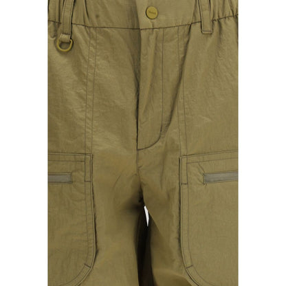 Bicolor Polyester Bermuda Shorts