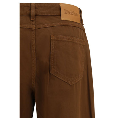 Brown Cotton Pants