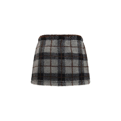 Multicolor Nylon Mini Skirt