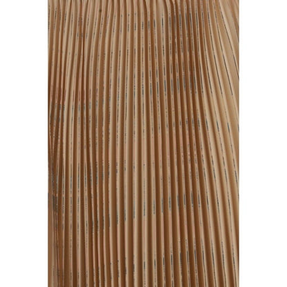 Beige Polyester Midi Skirt