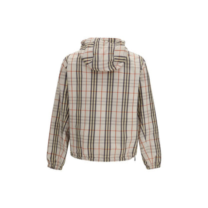 Beige Polyester Shell Jacket