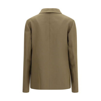 Brown Viscose Blazer