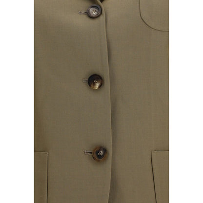 Brown Viscose Blazer