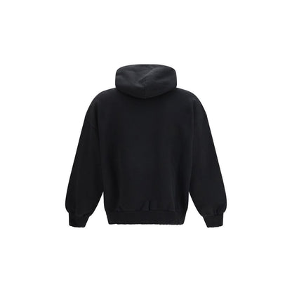 Black Cotton Sweatshirt