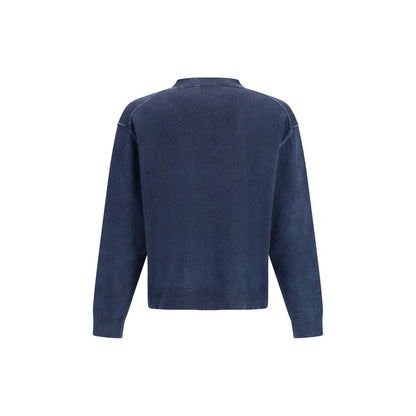 Blue Polyester Sweatshirt