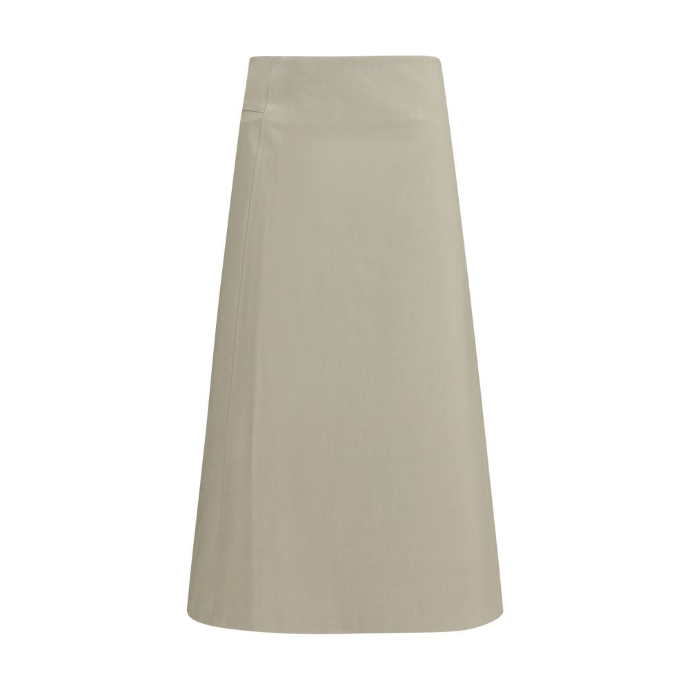 Bicolor Cotton Skirt