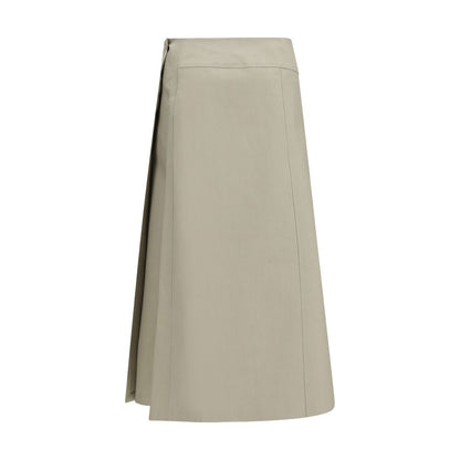 Bicolor Cotton Skirt