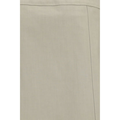 Bicolor Cotton Skirt