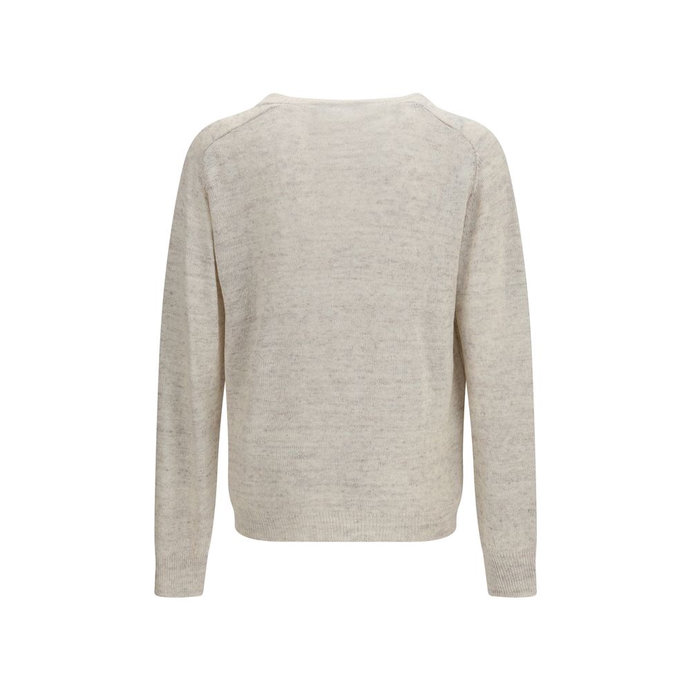 Beige Linen Sweater