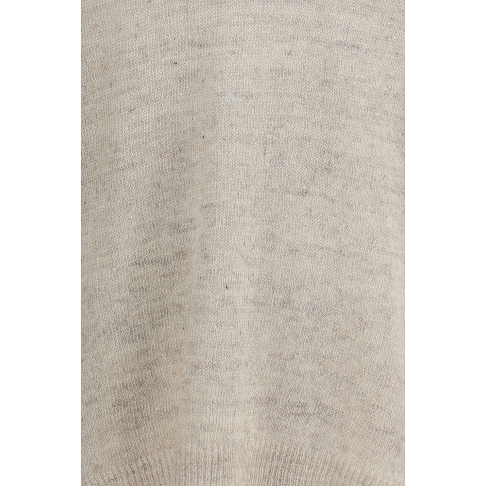 Beige Linen Sweater