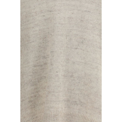 Beige Linen Sweater