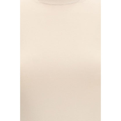 Beige Viscose T-Shirt