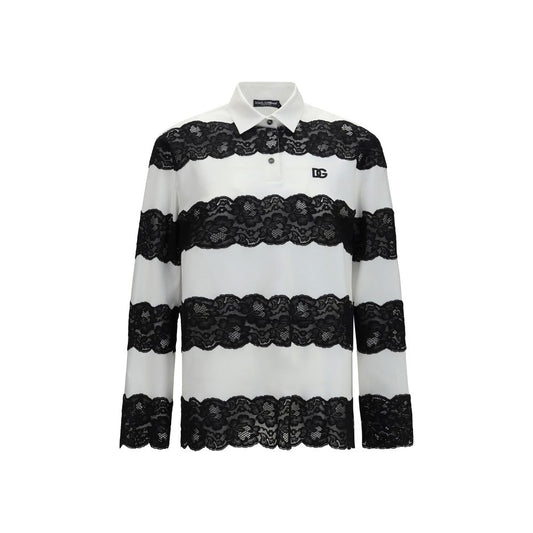 White Cotton Polo Shirt