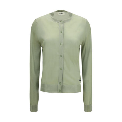 Bicolor Viscose Cardigan