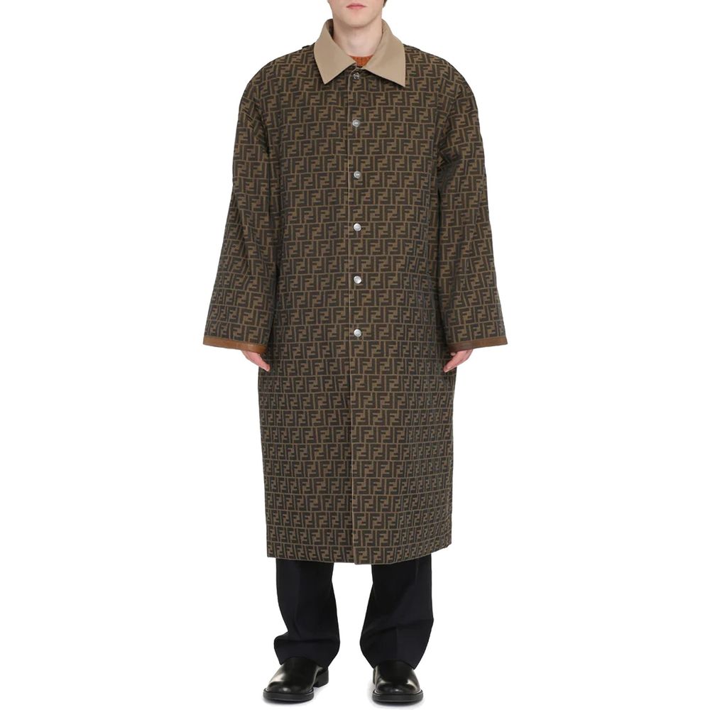 Beige Cotton Coat