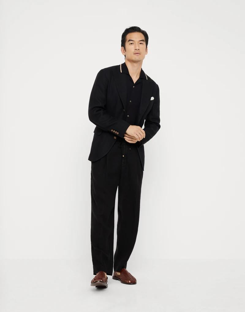 Black Linen Clothing
