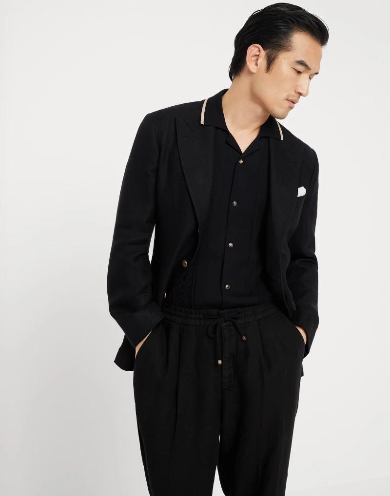 Black Linen Clothing