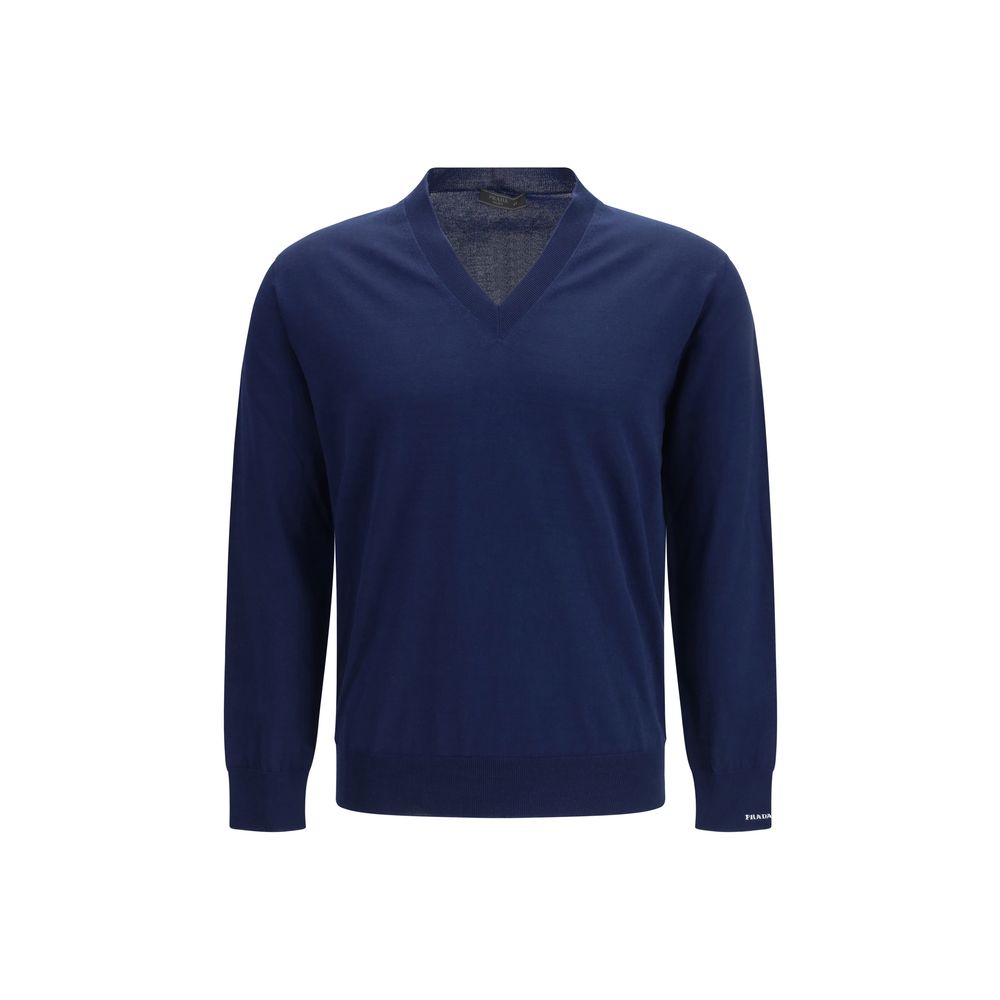 Blue Cotton Sweater
