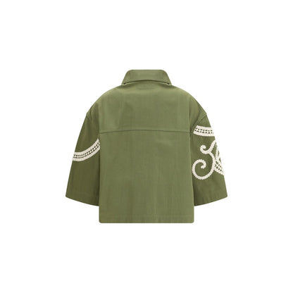 Bicolor Cotton Coat
