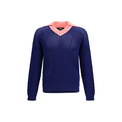 Blue Cotton Sweatshirt
