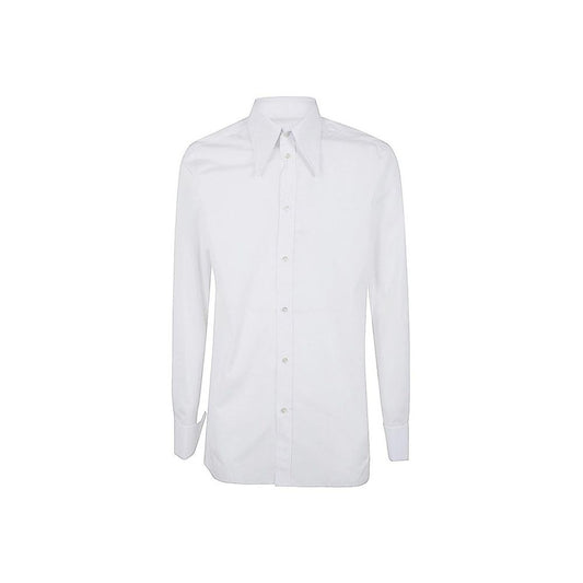 White Cotton Dress Shirt