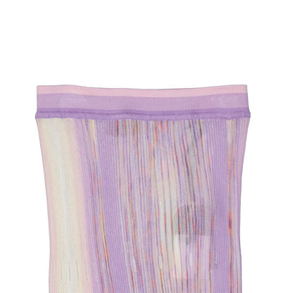 Purple Cotton Long Skirt