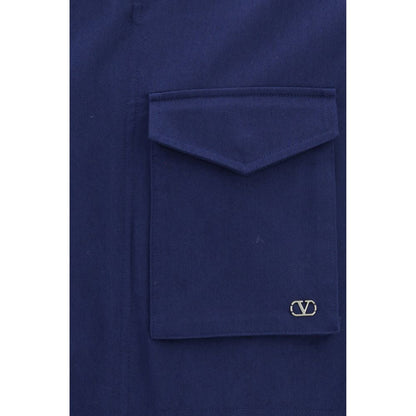 Blue Cotton Coat
