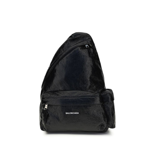 Black Nylon Backpack