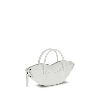 White Calf Leather Bos Taurus Shoulder Bag