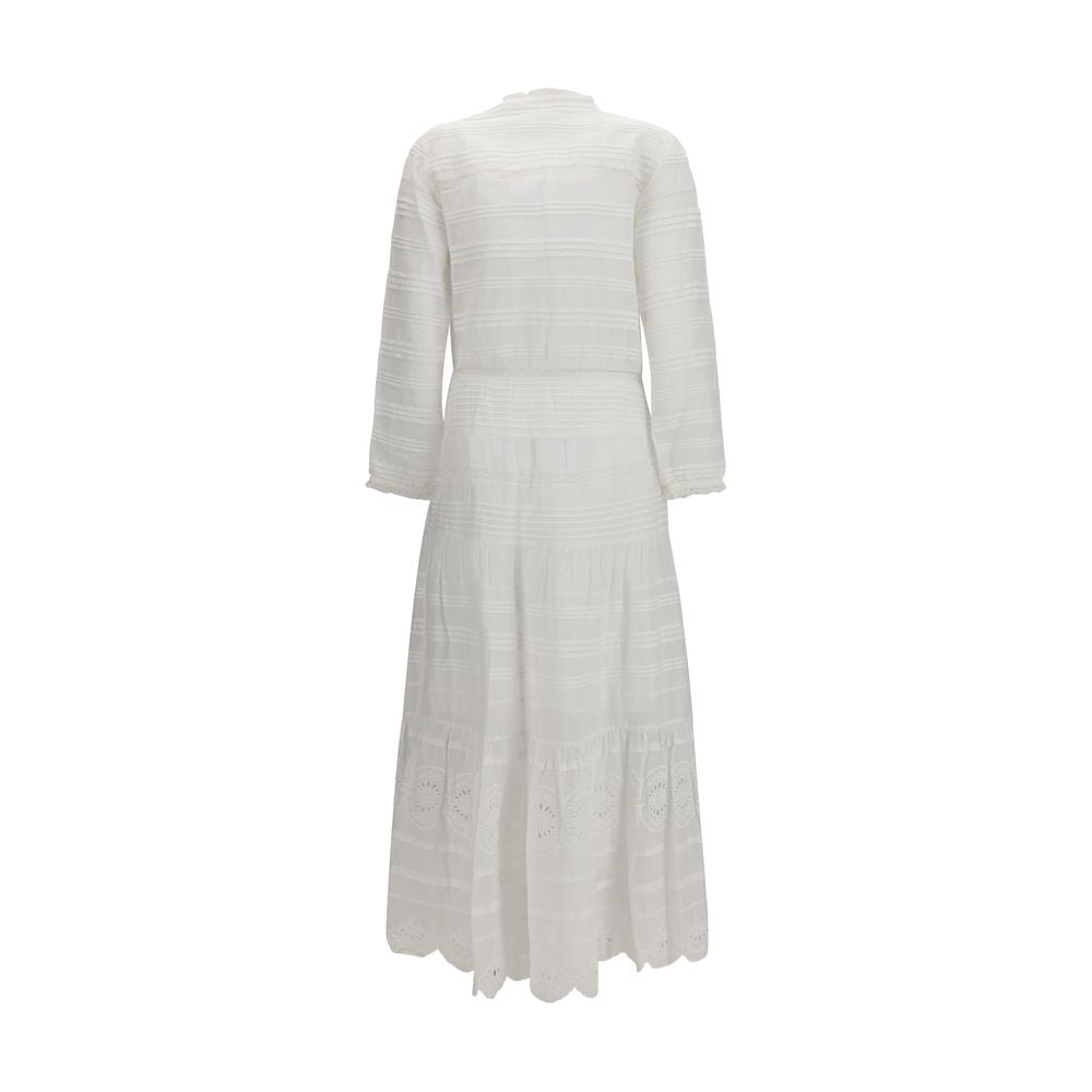 White Cotton Casual Dress