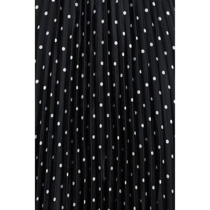 Black Polyester Casual Dress