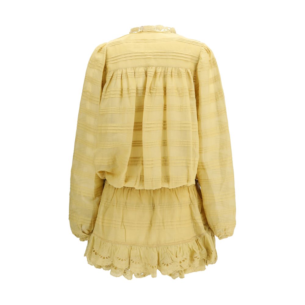 Bicolor Cotton Casual Dress