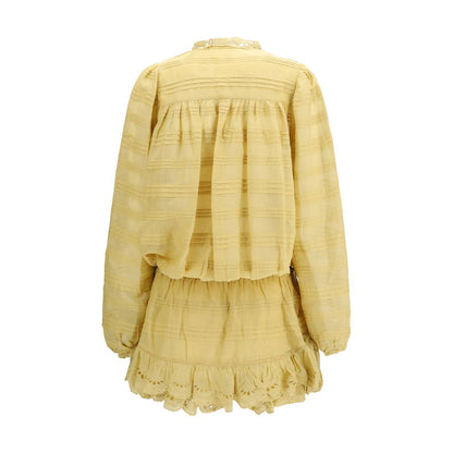 Bicolor Cotton Casual Dress