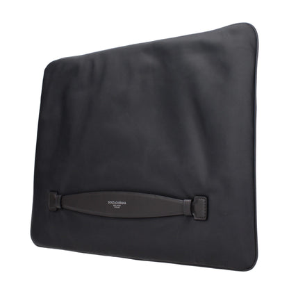 Gray Fabric Clutch Bag