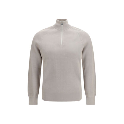 Beige Cotton Sweatshirt