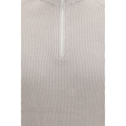 Beige Cotton Sweatshirt