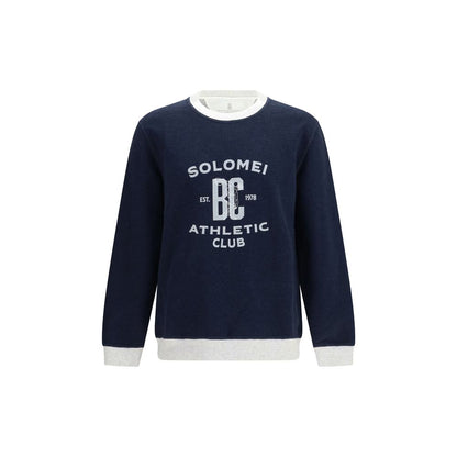 Blue Cotton Sweatshirt