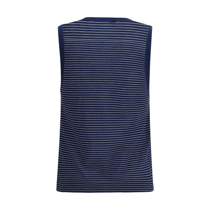 Blue Cotton Tank Tops